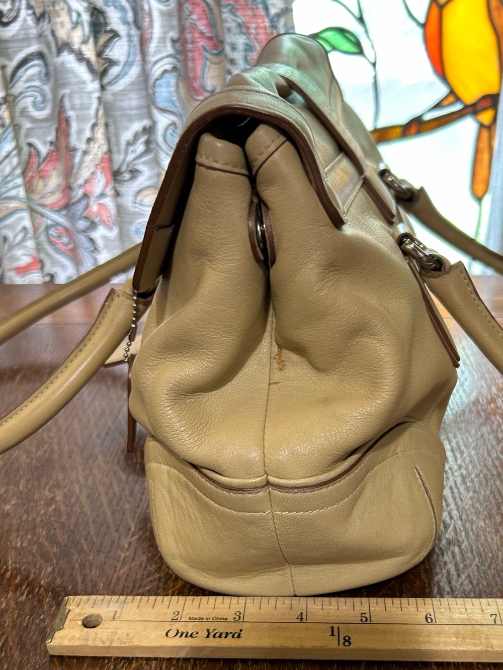 Coach #9251  Vintage Shoulder Satchel Leather Bag & Hang Tag - Picture 8 of 12